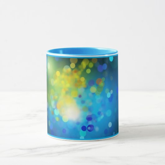 Mug Joli Bleu Est Mon Préféré Couleur Nom Cadeau Café (Centre)