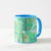 Mug Joli Bleu Est Mon Préféré Couleur Nom Cadeau Café (Devant droit)