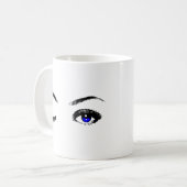Mug Joli Blue Eyes Winking (Devant gauche)