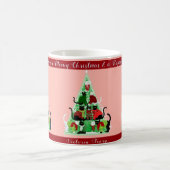 Mug Joli Blush Kitty Christmas Tree Custom Holiday (Centre)