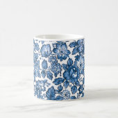 Mug Joli Boho bleu et blanc floral (Centre)