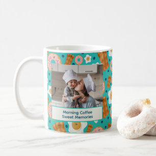 Mug Joli bol de petit-déjeuner bleu personnalisable pa
