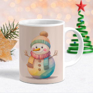 Mug Joli Bonhomme de Neige Laissez Tomber la Neige