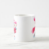 Mug Joli bonhomme rose de Noël (Centre)