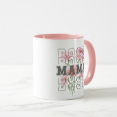 Mug Joli Boss mama l Rose moderne (Devant droit)
