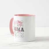 Mug Joli Boss mama l Rose moderne (Devant gauche)