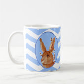 Mug Joli Bunny Vintage et Motif Chevron (Gauche)