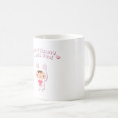 Mug Joli Bunny Vous Aime, Valentines Day Pun Humo (Devant droit)