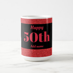 Mug Joli cadeau d'anniversaire personnalisé 50e