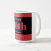 Mug Joli cadeau d'anniversaire personnalisé et élégant (Devant droit)