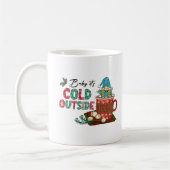 Mug Joli cadeau de Noël scandinave et cacao chaud (Gauche)