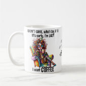Mug Joli café Fille Couleur des lunettes de cheveux Ci (Gauche)