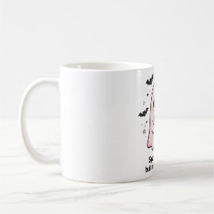 Mug Joli Café Glacé Fantôme Rose - Saison Effrayante m