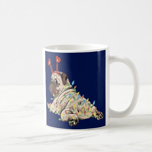 Mug Joli Carlin chien Noël (Droite)