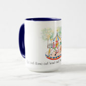 Mug Joli Carousel Amusant Colorful Childrens Illustrat (Devant gauche)