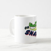 Mug Joli Cartoon Alligator Snapper Oh Snap Drôle Dire (Devant gauche)