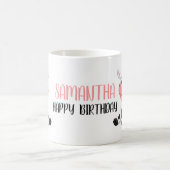 Mug Joli Cartoon Bébé Vache Joyeux anniversaire (Centre)