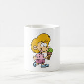 Mug Joli Cartoon Enfant Manger Ice Cream Cone (Centre)