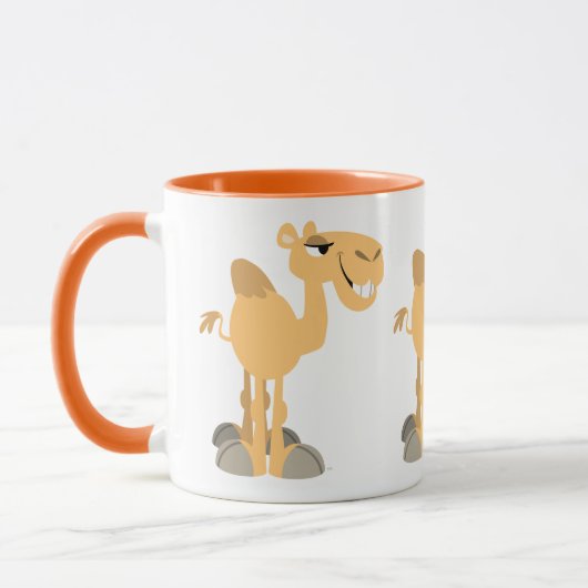 Mug Joli chameau de dessin souriant (Gauche)