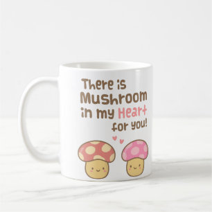 Mug Joli Champignon dans mon Cœur Pour Toi Punition Do
