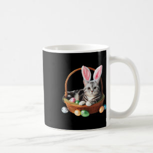 Mug Joli chat américain à poil court chasse aux œufs d