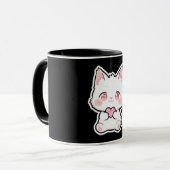 Mug Joli Chat Blanc (Devant gauche)