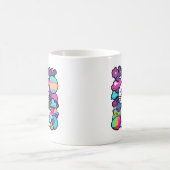 Mug Joli Chat Cosmique Blanc (Centre)
