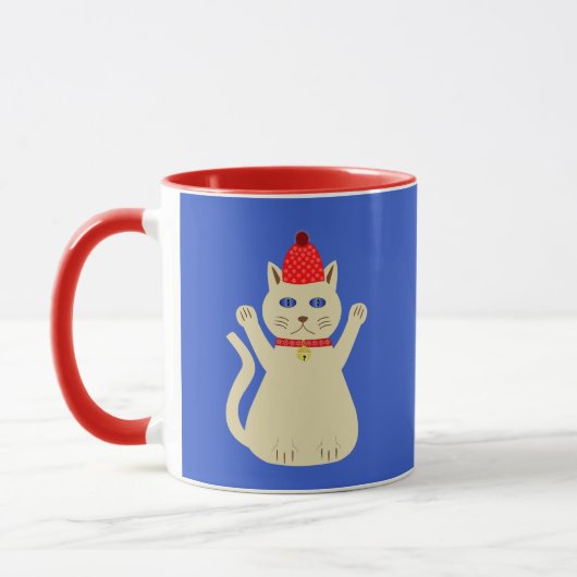 Mug Joli Chat de Noël (Gauche)