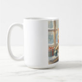 Mug Joli chat de Noël fantaisiste (Gauche)