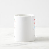 Mug Joli chat de Noël nom personnalisé (Centre)