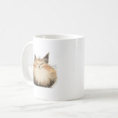 Mug joli chat duveteux (Devant gauche)