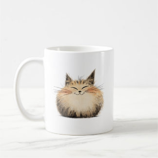 Mug joli chat duveteux