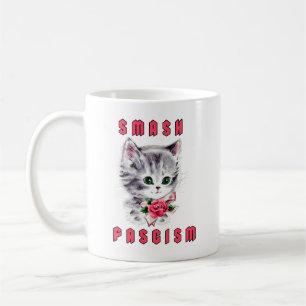 Mug Joli Chat - Écrasons le Fascisme