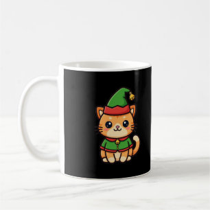 Mug Joli Chat Elfe de Noël