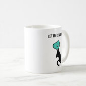 Mug Joli Chat Grimpeur Attrape une Prise de Grimper (Devant droit)