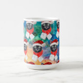 Mug Joli Chat Noir Drôle de Noël Vacances (Centre)