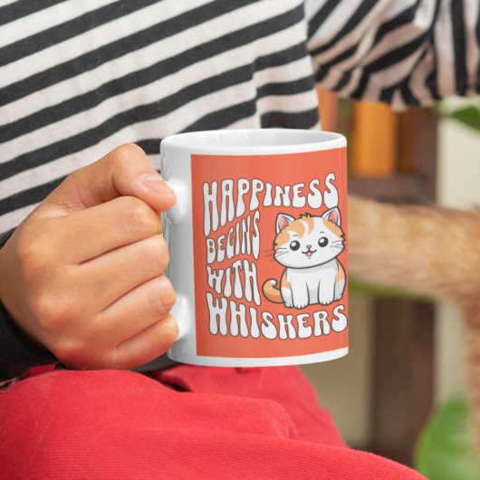 Mug Joli chat orange drôle disant