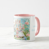 Mug Joli chat persan de Noël (Devant droit)
