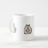 Mug « Joli chat pixelisé avec bubble tea – Style rétro (Devant gauche)