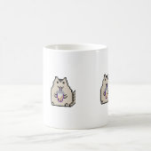 Mug « Joli chat pixelisé avec bubble tea – Style rétro (Centre)