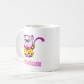 Mug Joli Chat Rose - Né pour Éblouir l'Art (Devant gauche)