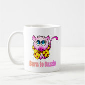 Mug Joli Chat Rose - Né pour Éblouir l'Art (Gauche)