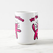 Mug Joli chat valentin doodle mignon (Centre)