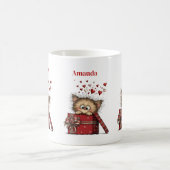 Mug Joli chaton de dessin animé dans une boîte avec de (Centre)