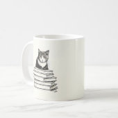 Mug Joli Chatons sur des Livres (Devant gauche)
