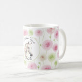 Mug Joli Cheval Ranunculus Menthe Rose (Devant droit)