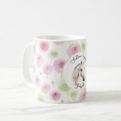 Mug Joli Cheval Ranunculus Menthe Rose (Devant gauche)