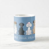 Mug Joli chien animal de compagnie Whimsical Moderne S (Centre)