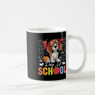 Mug Joli chien Beagle pour le 100e jour d'école Gles 1
