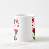 Mug Joli chien de la Saint-Valentin (Centre)